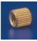 Straight Knurled Brass  Inserts Brass Moulding Inserts 
