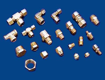 Brass Compression Fitting Plumbing Compression Fitting Brass Pipe Compression Fitting 