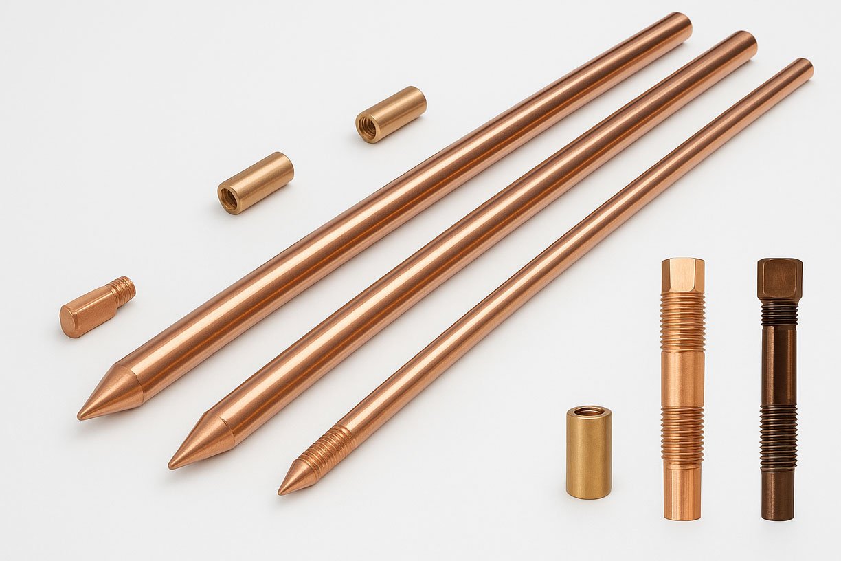 Copper Bonded Earth Grounding Rods