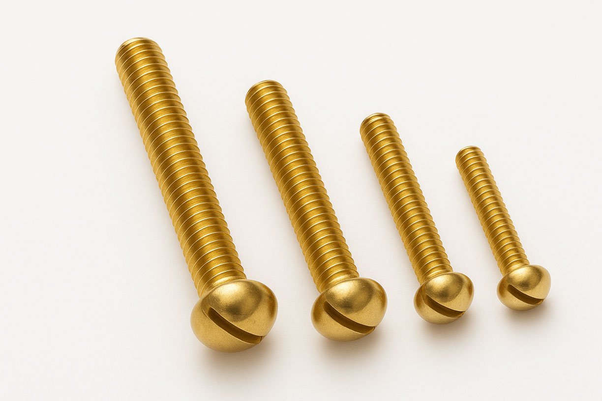 Brass Round Head Screws
