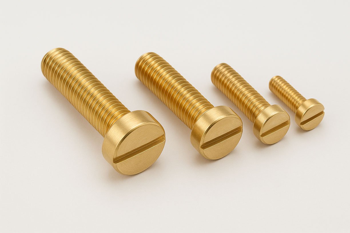 Brass Cheese Head Screws