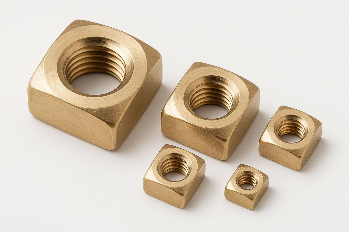 Brass Square Nuts