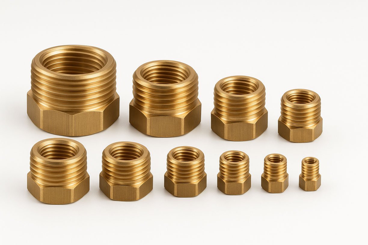 BSP NPT Threaded Brass Inserts