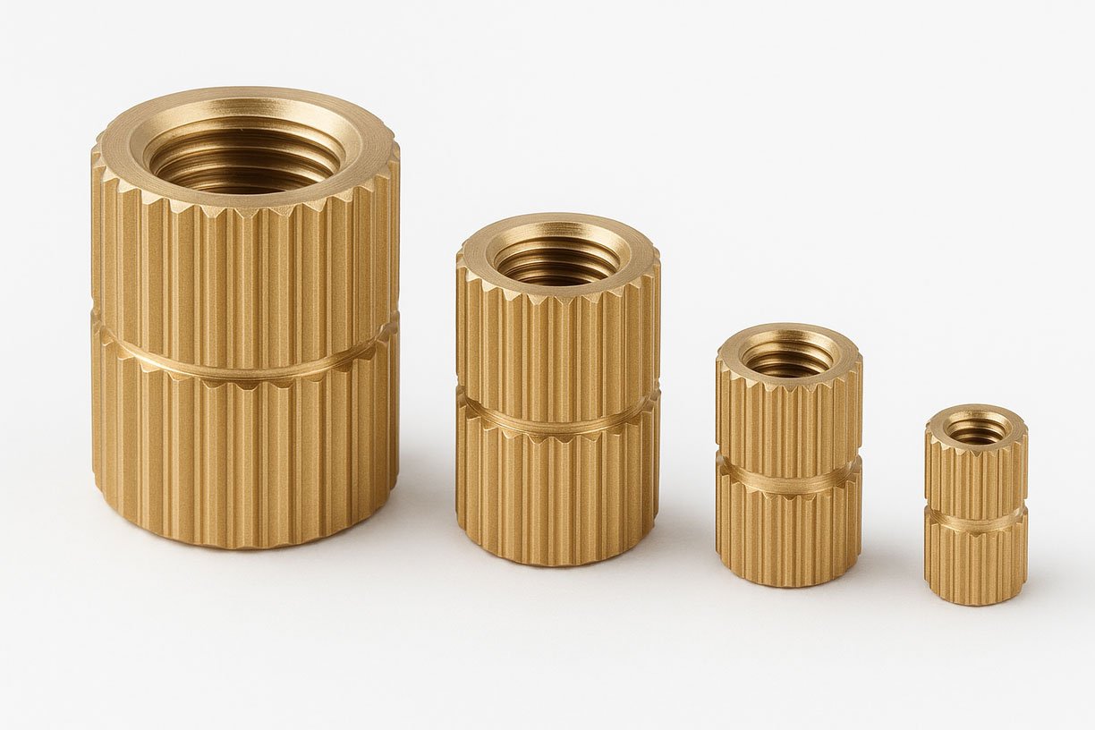 Straight Knurled Brass Inserts